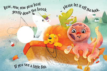 Row, Row, Row Your Boat - Finger Puppet Book