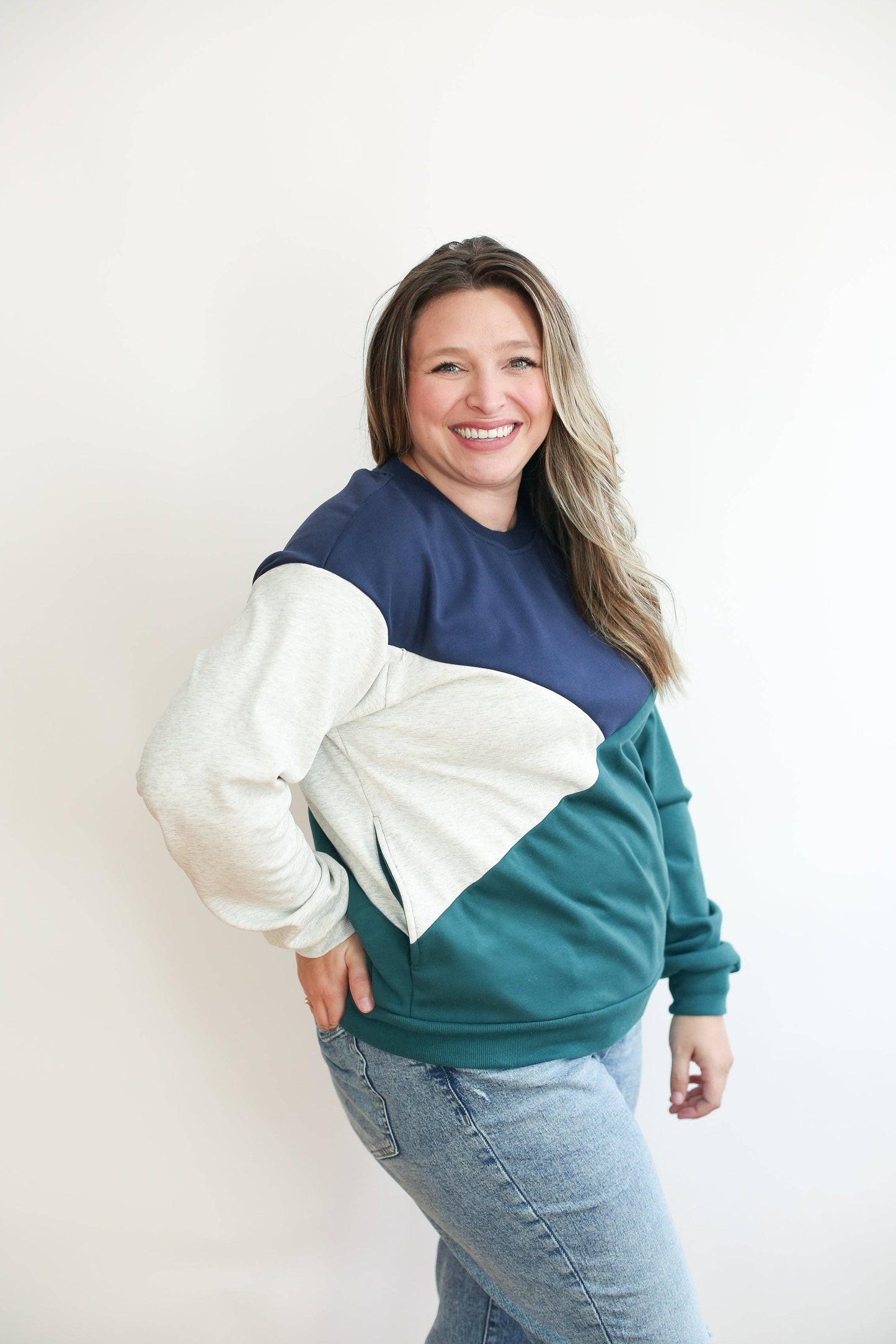 Zip Breastfeeding Sweatshirt