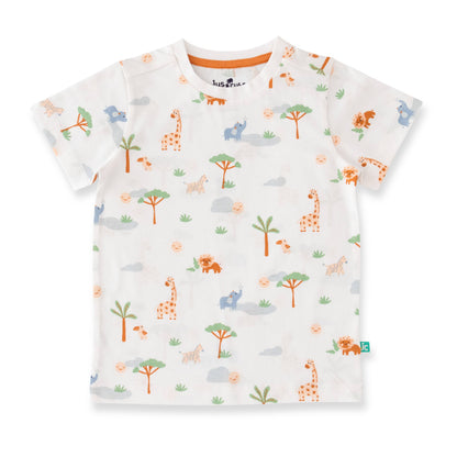 Safari Toddler T-Shirt & Dungaree Set