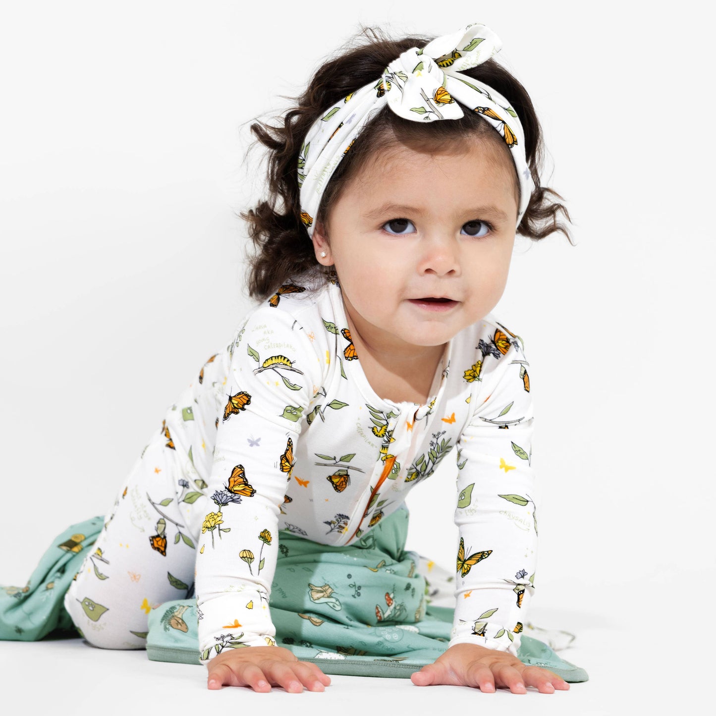Monarch Butterfly Convertible Footie