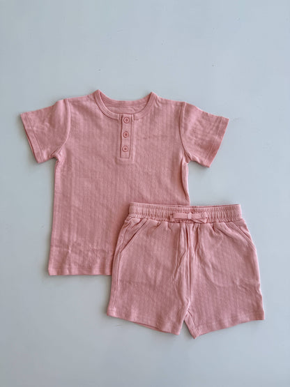 Organic Cotton Shorts & Tee Set