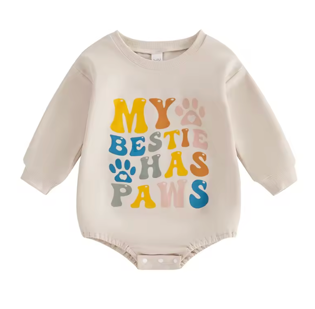 My Bestie Has Paws Onesie