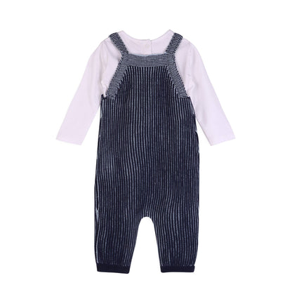 Denim Blue Overall Set