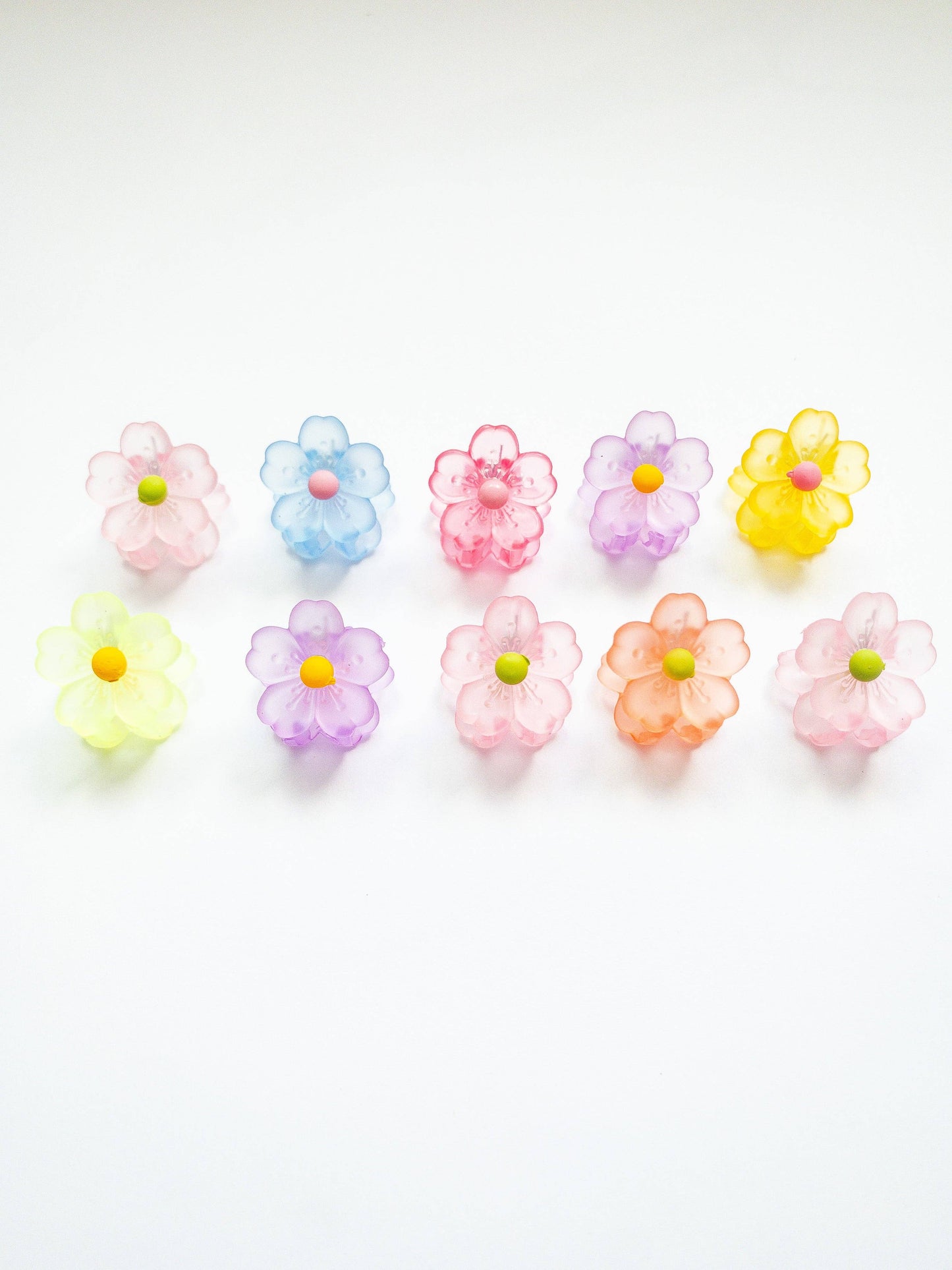 Sakura Flower Small Hair Claws