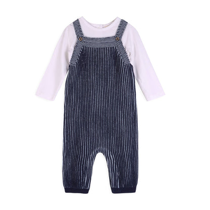 Denim Blue Overall Set