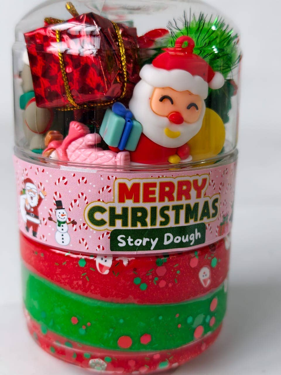Christmas Play Dough Jar 