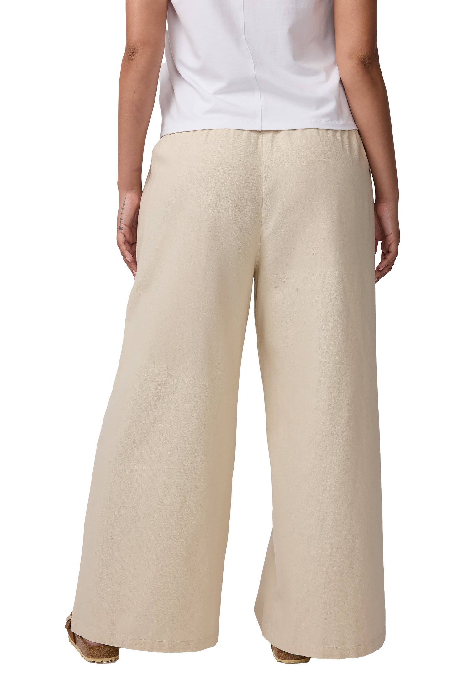 Porto Linen Maternity Pant