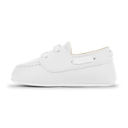 Baby Boat Shoe Snowy White