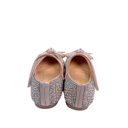 Pearl & Rhinestone Flat Shoes
