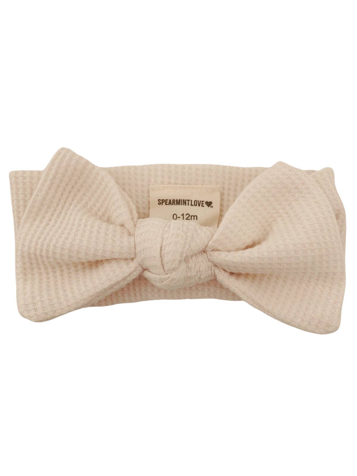 Organic Waffle Knot Bow