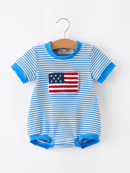 Chenille Flag Romper