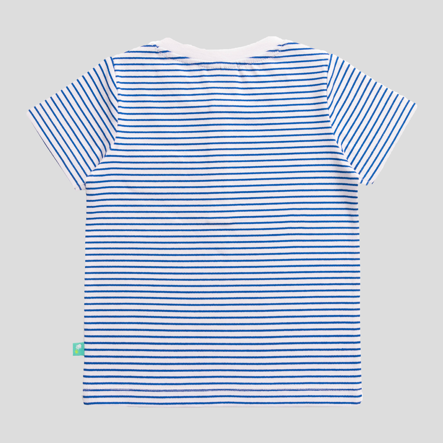 Pinstriped Tee & Shorts Set