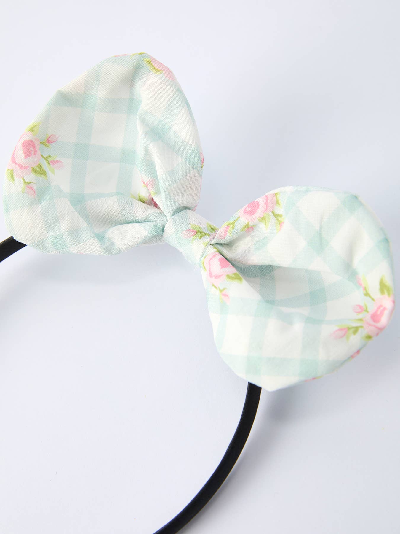 Plaid Floral Baby Girls' Romper and Short Sleeve Dress Matching Headband