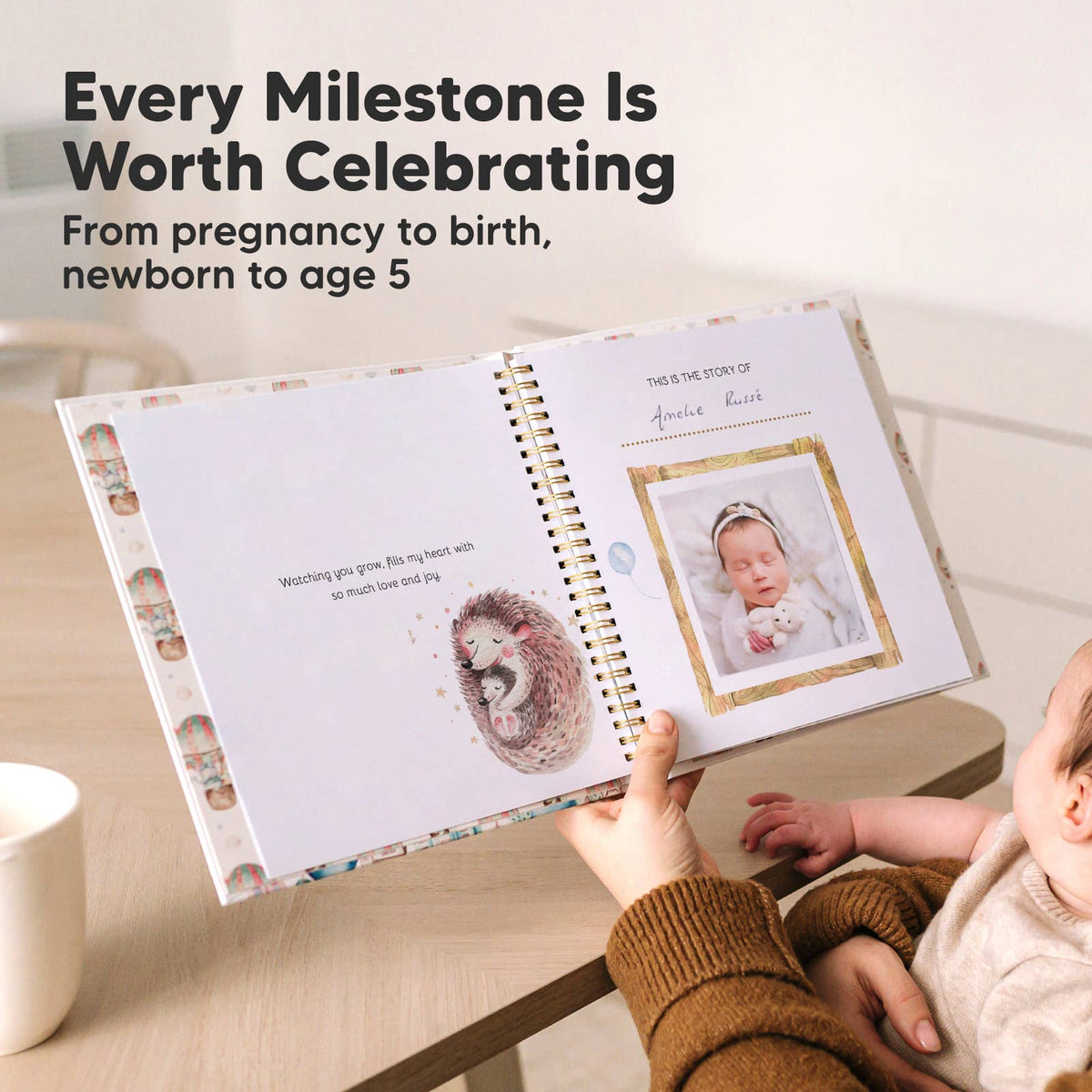 KeaBabies Baby First Years Memory Book