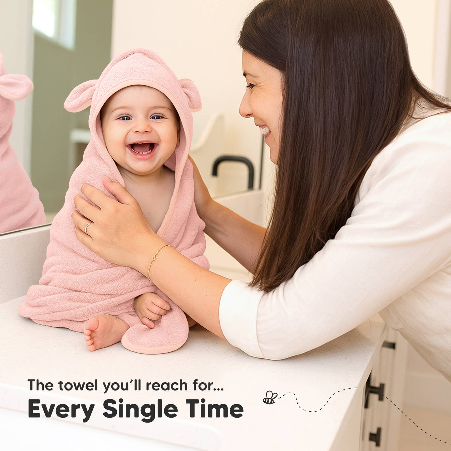 2-pack Snuggle Baby Hooded Towels