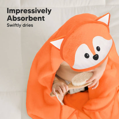 KeaBabies Cuddle Baby Hooded Towel