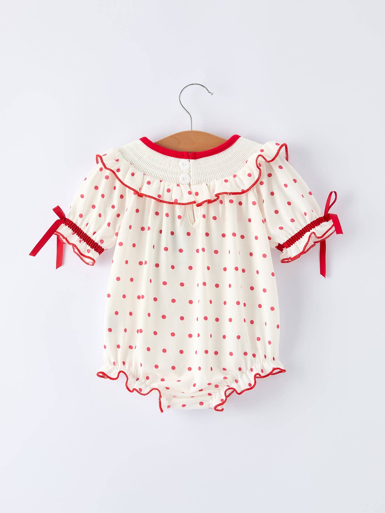 Polka Dot Baby Girls Romper
