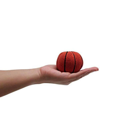 Handmade Organic  Basketball Rattle