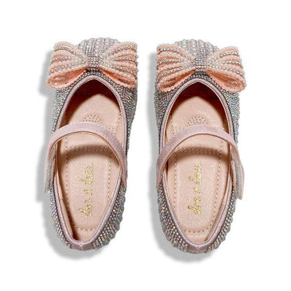 Pearl Bowtie Flat Shoes