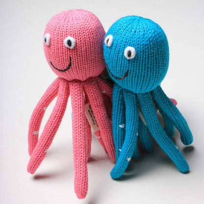 Baby Rattle Toy - Octopus Rattle (Turquoise)