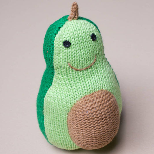 Handmade Organic Avocado Rattle