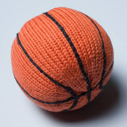 Handmade Organic  Basketball Rattle