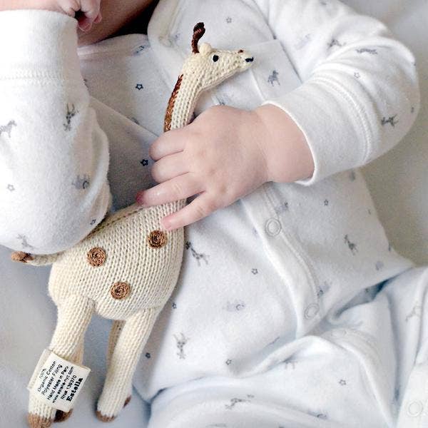 Organic Giraffe Rattle Toy
