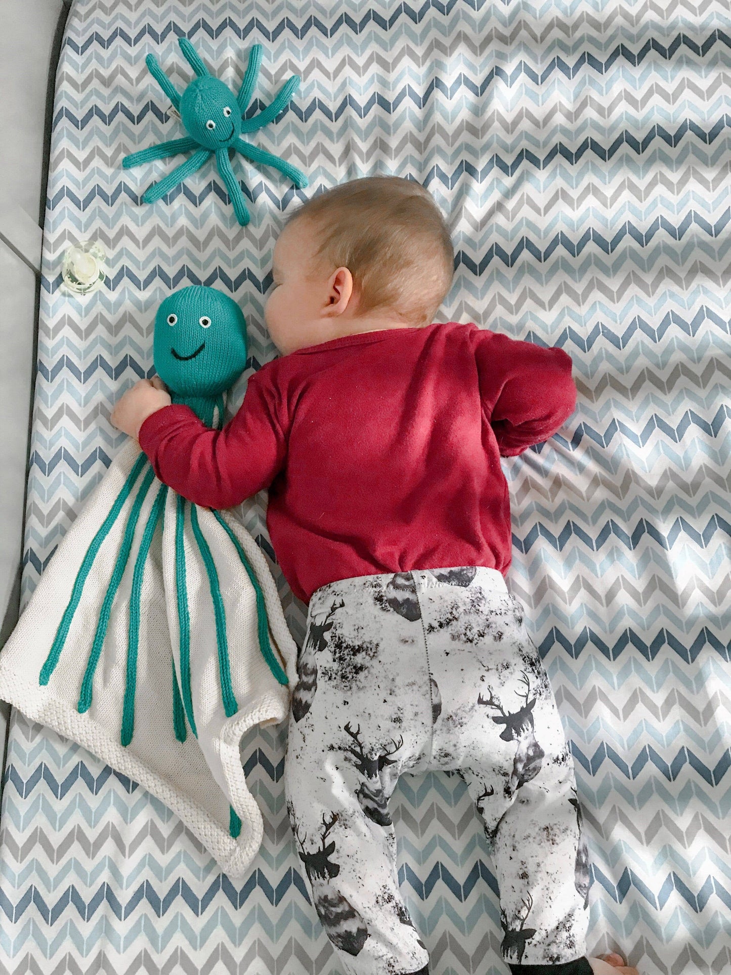 Baby Rattle Toy - Octopus Rattle (Turquoise)