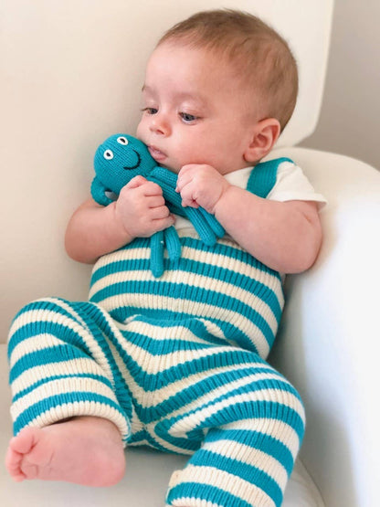 Baby Rattle Toy - Octopus Rattle (Turquoise)