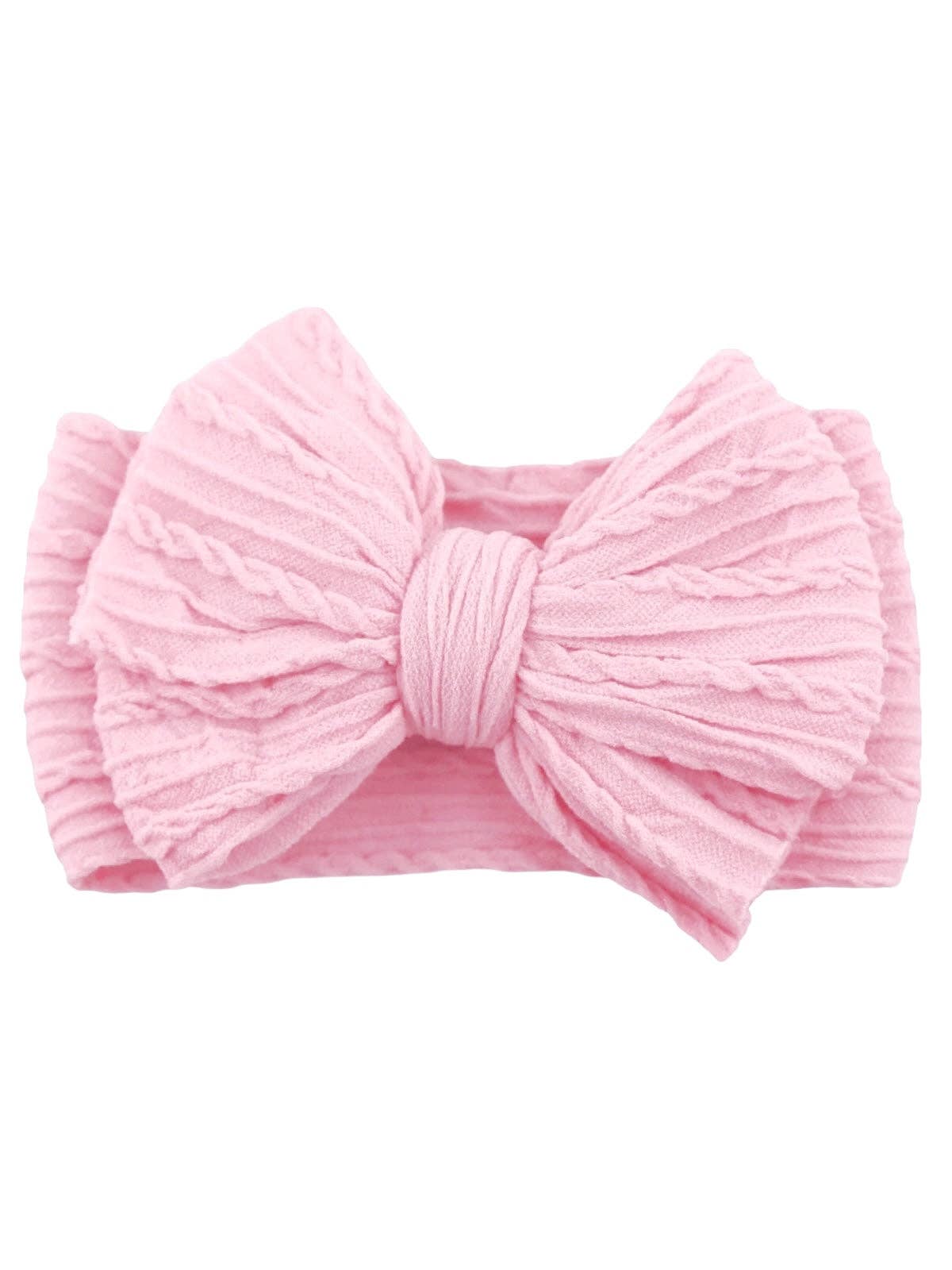 Ballerina Pink Cable Bow