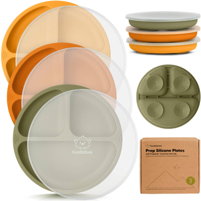 3-Pack Prep Suction Plates
