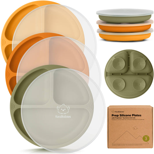 3-Pack Prep Suction Plates