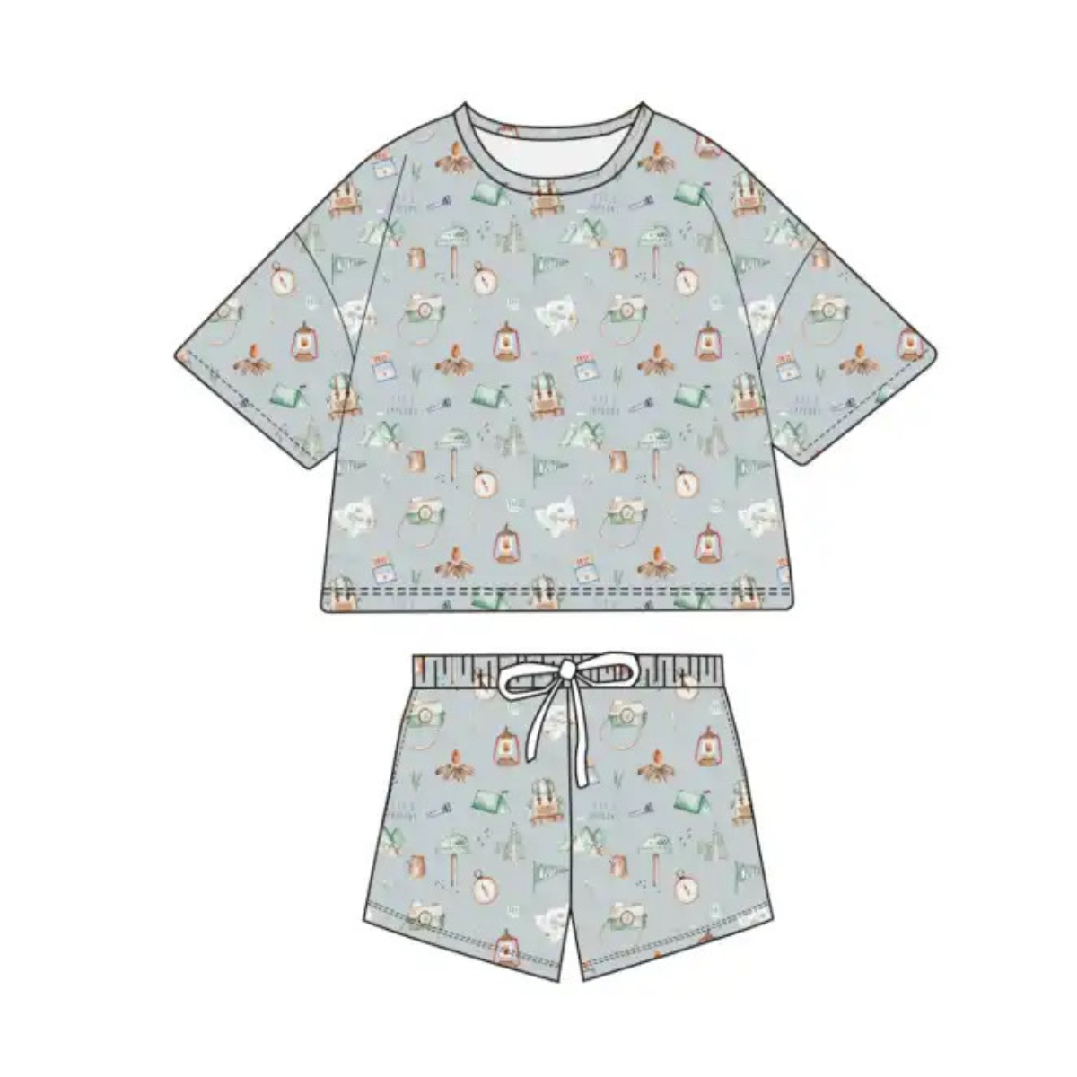 Camping Tee & Shorts Set