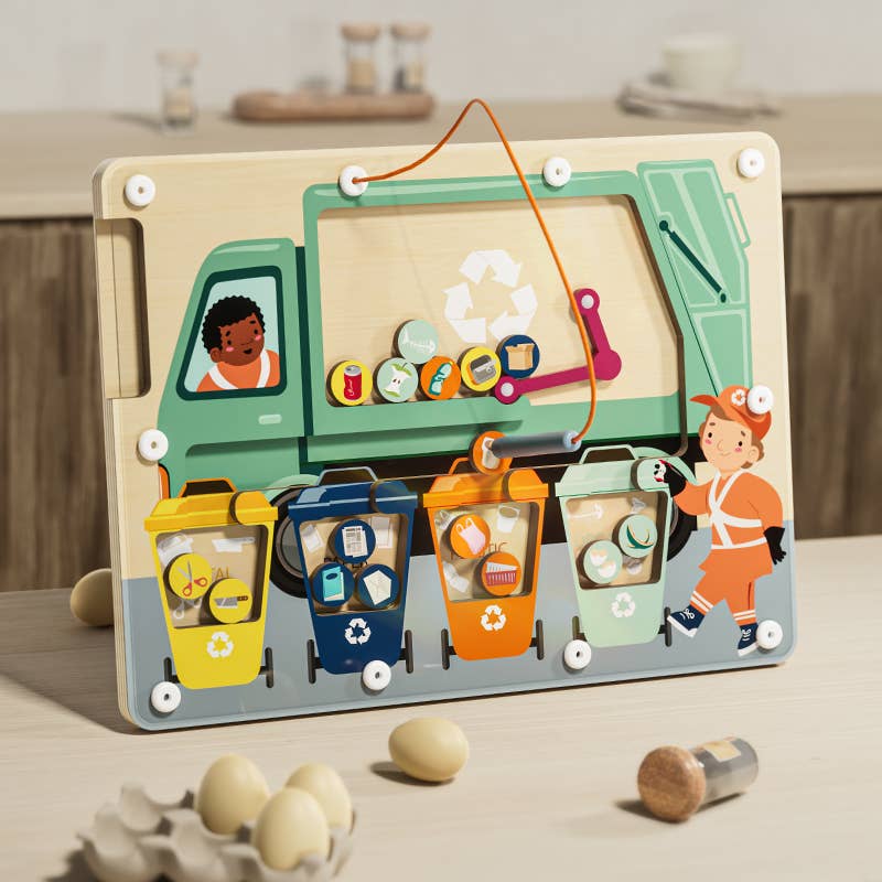 Topbright! Waste Sorter Magnetic Maze Board
