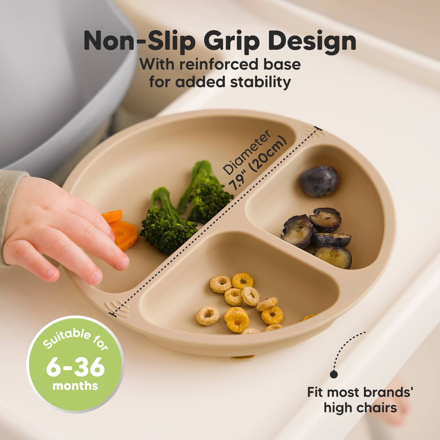 3-Pack Prep Suction Plates
