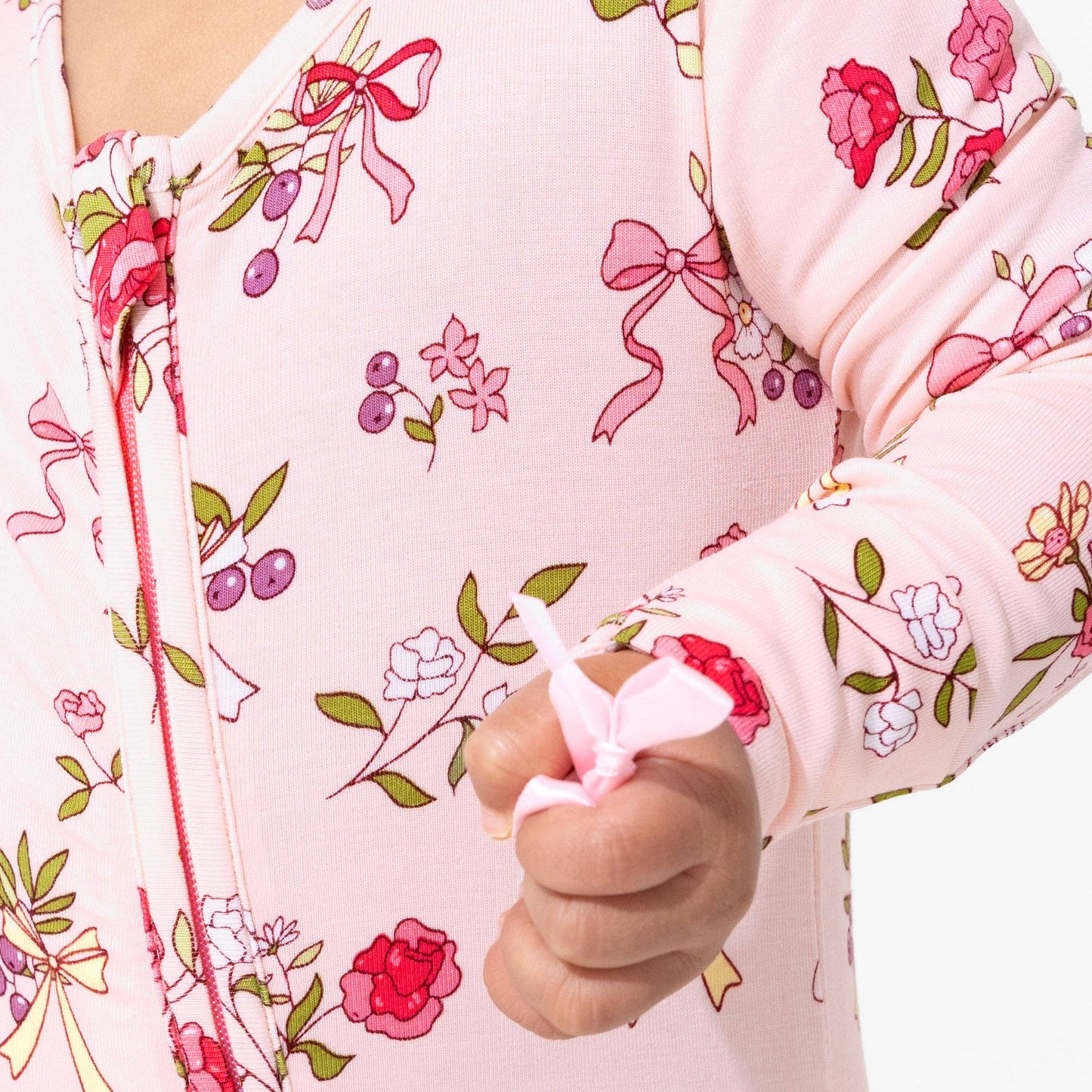 Bows & Blooms Footie
