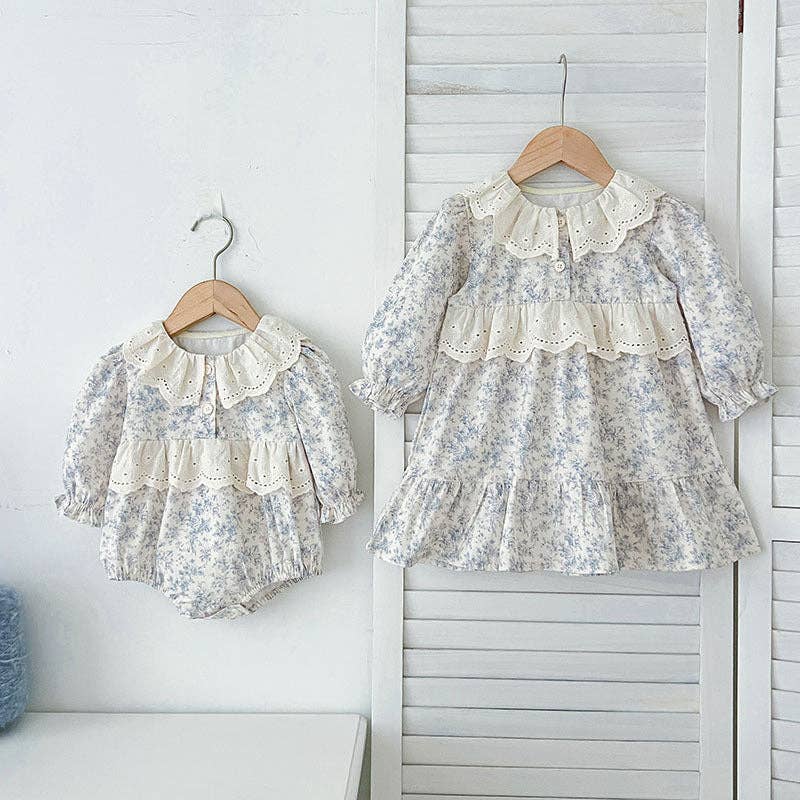 Vintage Floral Lace Outfit