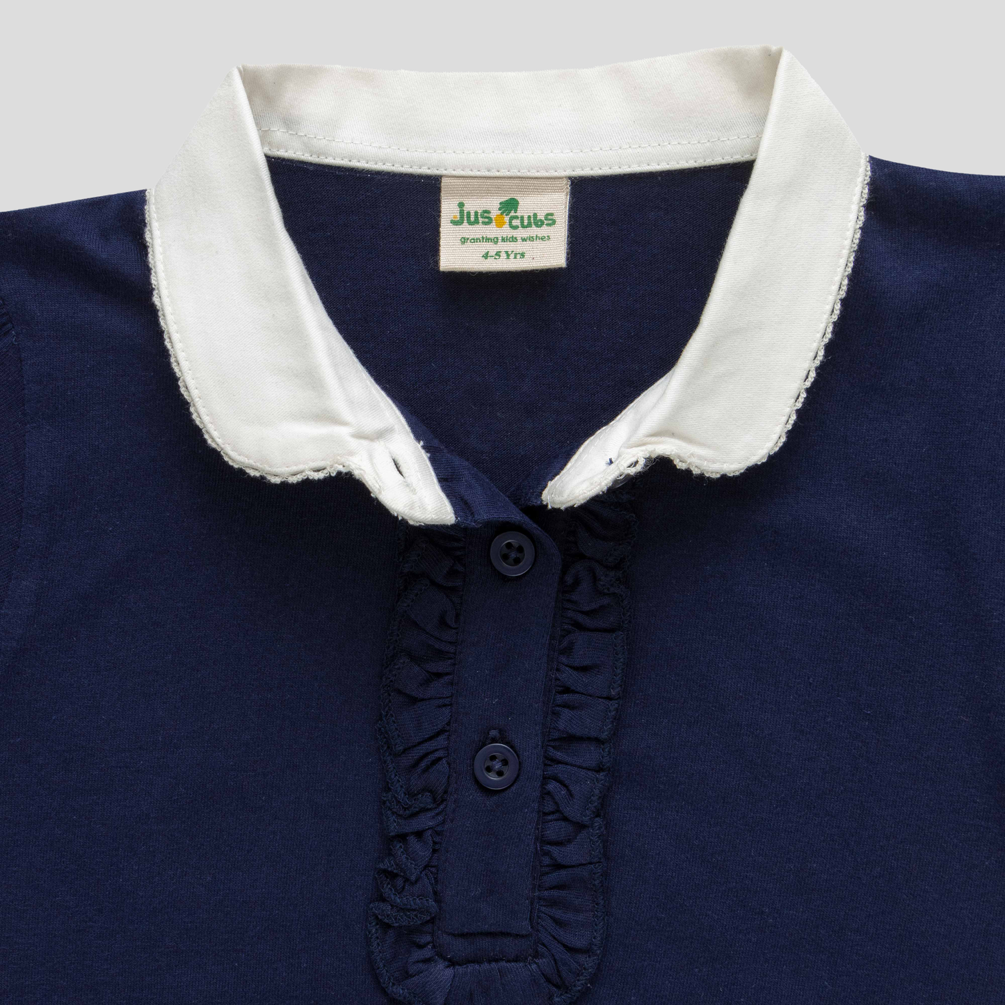 Ruffled Polo Shirt