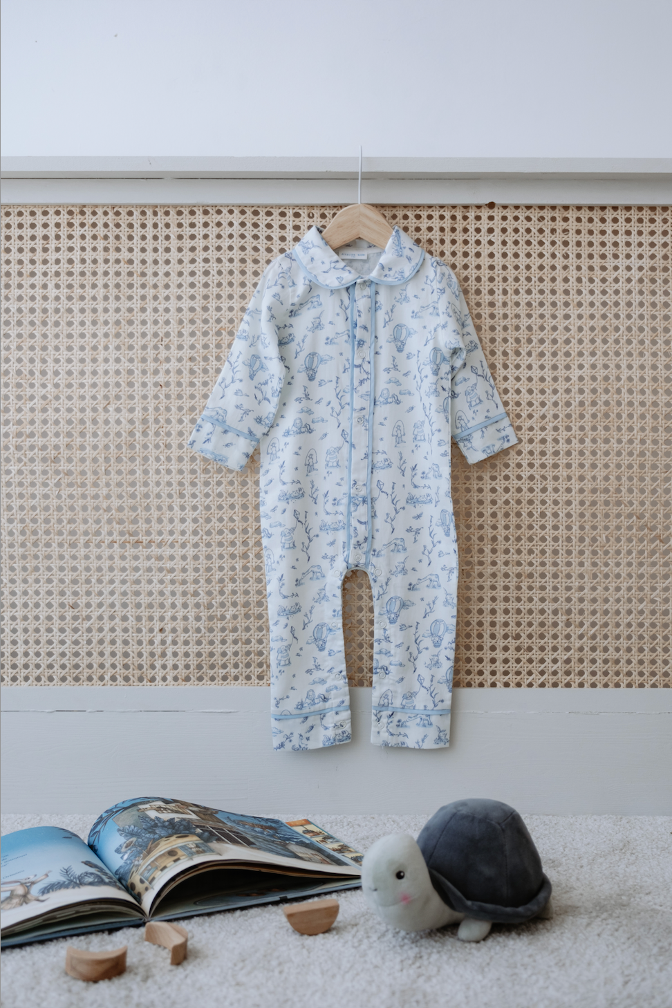 Jumpsuit - Toile De Jouy/Blue