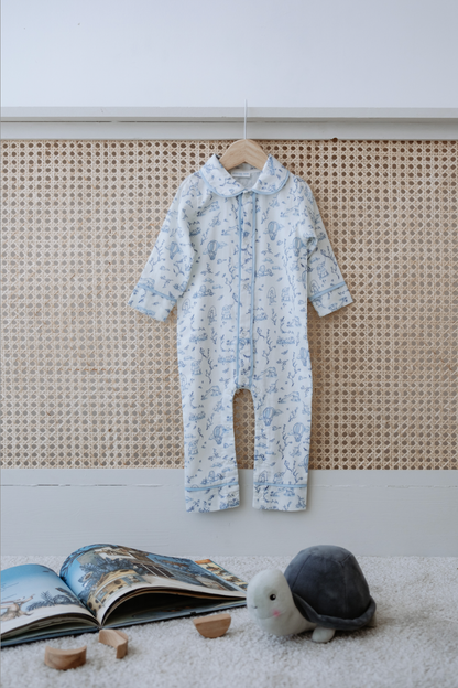 Jumpsuit - Toile De Jouy/Blue