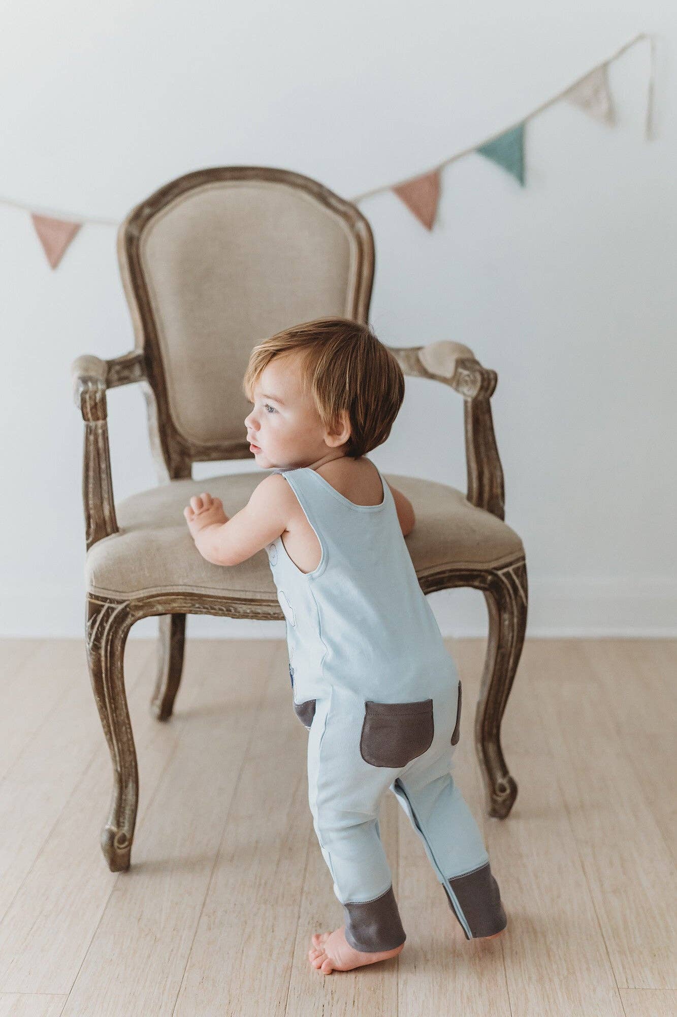 Organic Airplane Romper