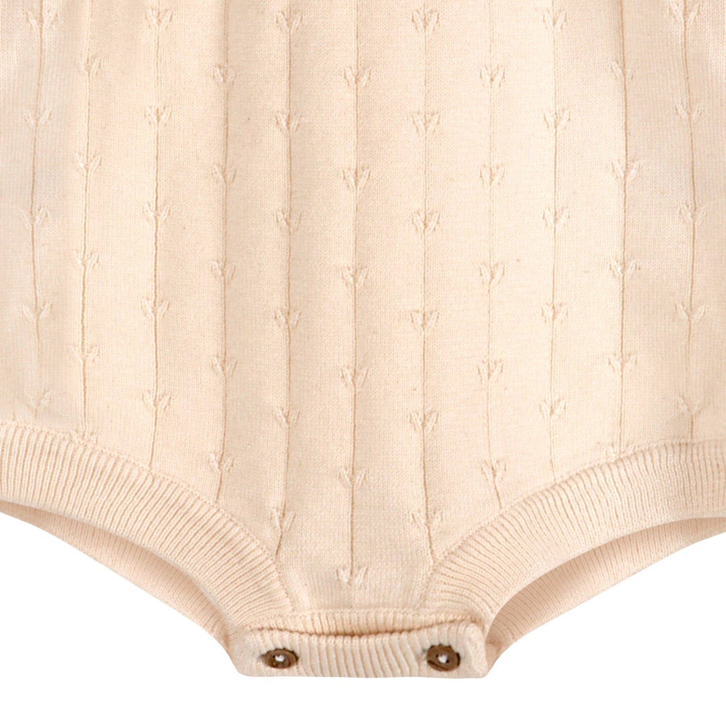 Ruffle Knit Baby Romper