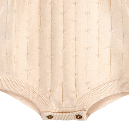 Ruffle Knit Baby Romper