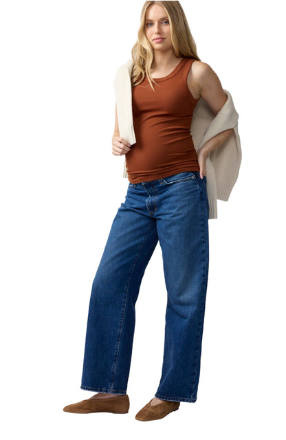 Maternity Seamless Rib Tank