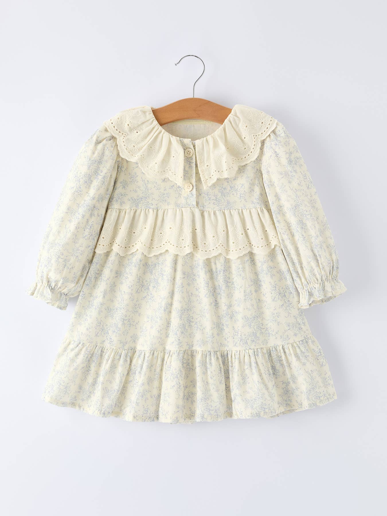 Toddler Dress – Vintage Floral Lace Outfit