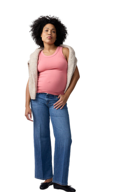 Maternity Seamless Rib Tank
