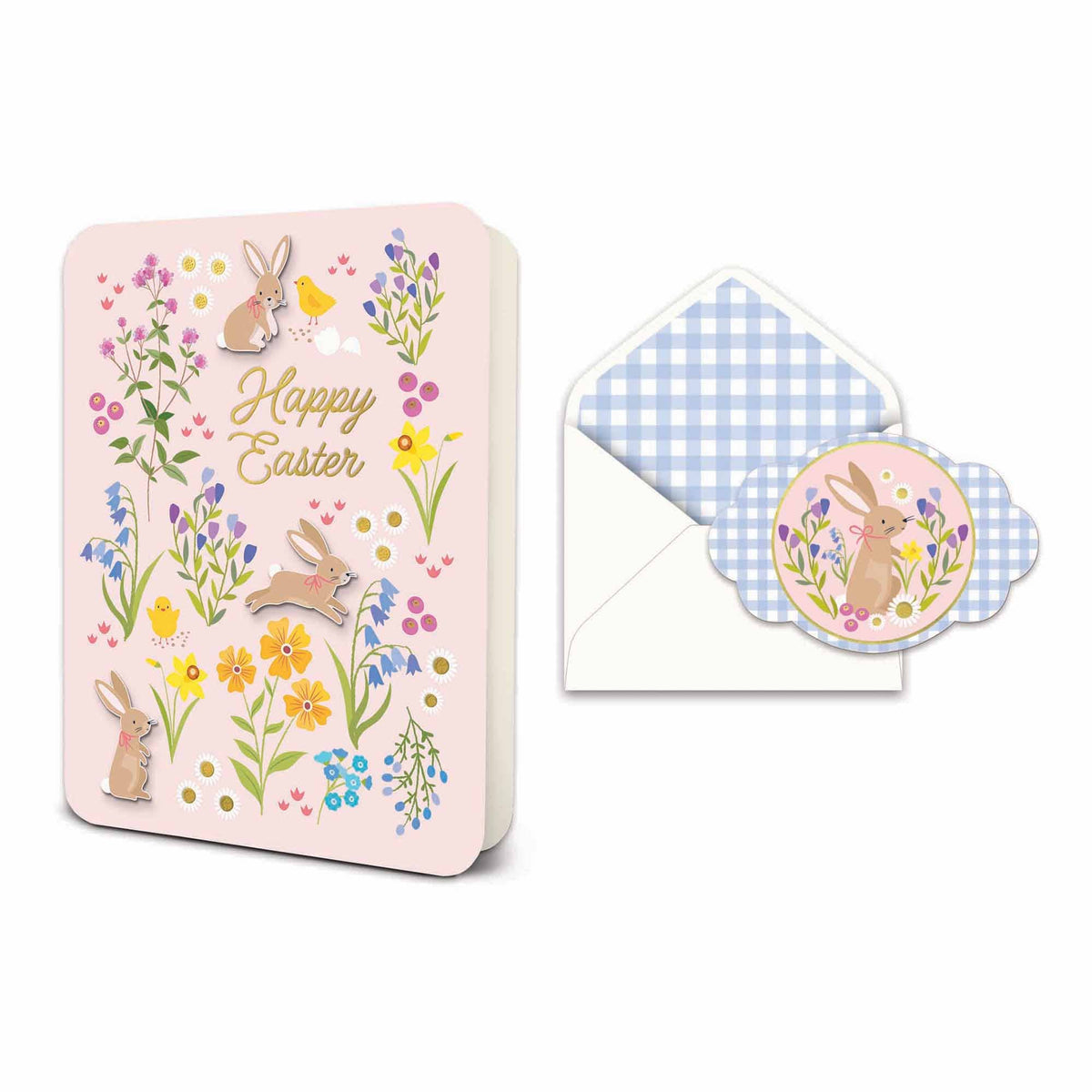 Bunny Tails Easter Deluxe Greeting Card
