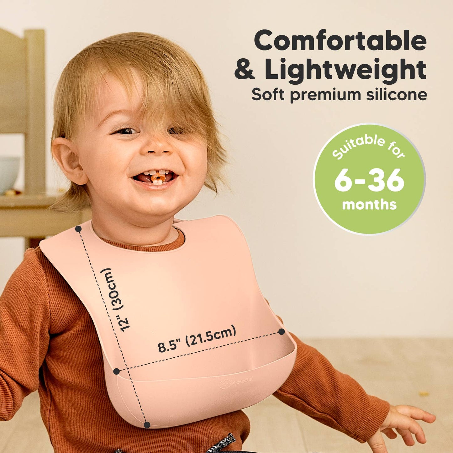 2-Pack Prep Silicone Bibs Dusk
