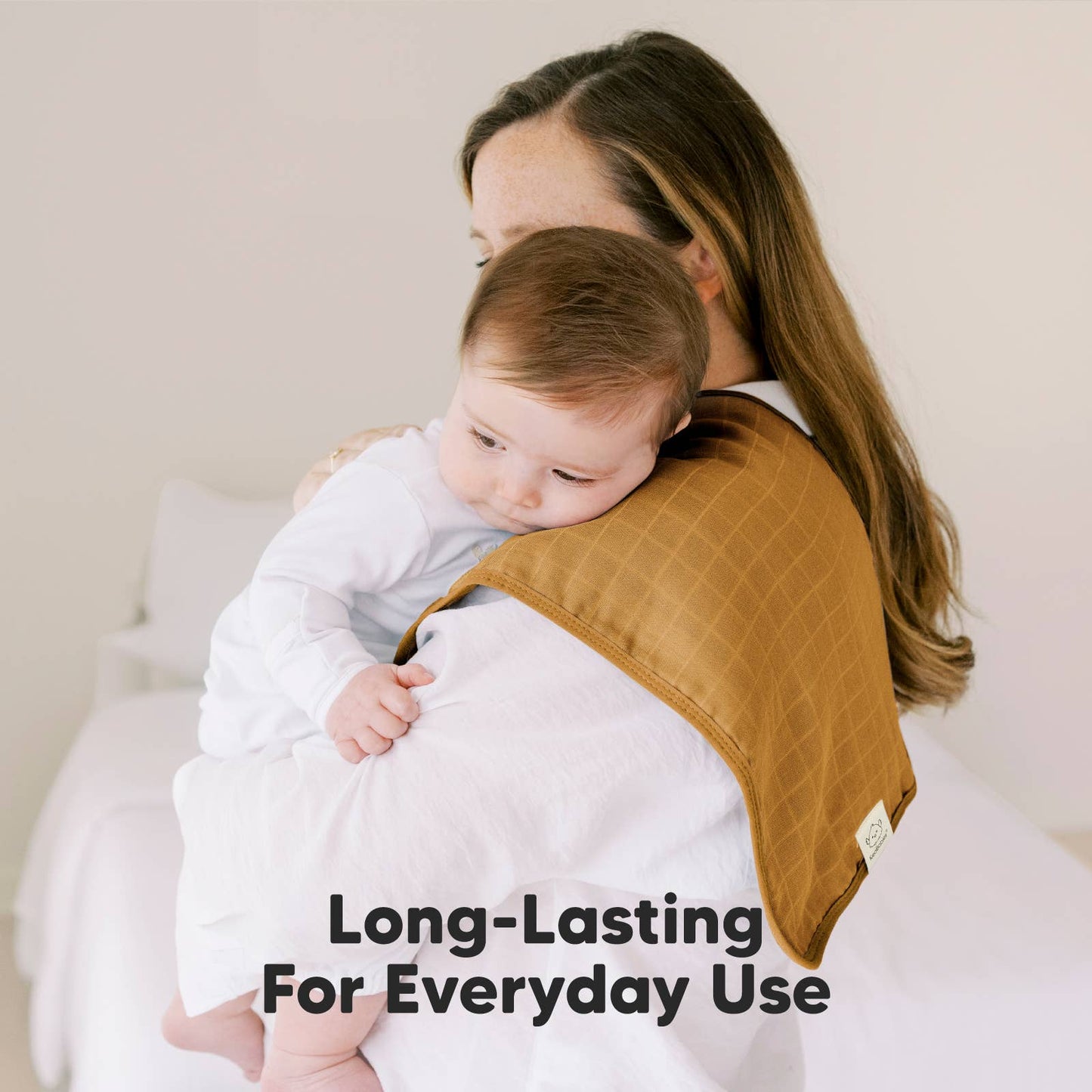 5pk Lumi Muslin Burp Cloths Corals