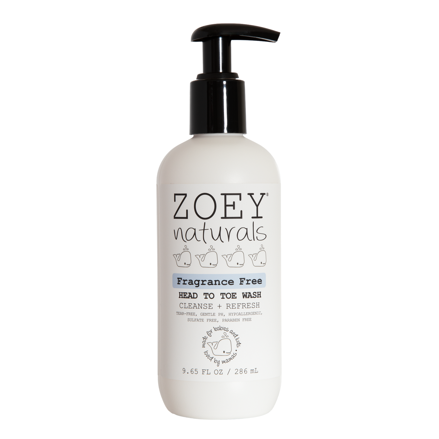 Fragrance Free Head To Toe Wash - 9.65oz